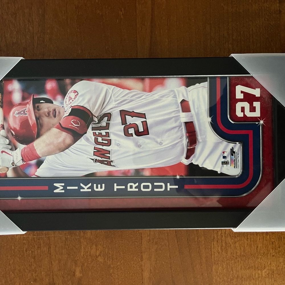 mike trout frame picture